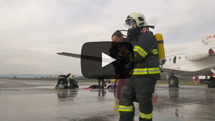 Simulácia leteckej nehody 2018